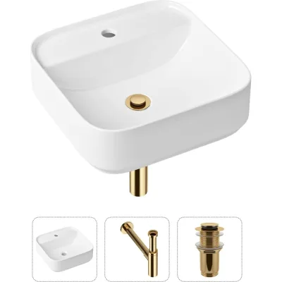 Накладная раковина для ванной Lavinia Boho Bathroom Sink Slim в комплекте 3 в 1 21520309