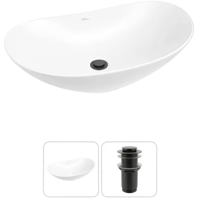 , Акционный набор 2 в 1 Carefree Dove накладная раковина 60x36 см (состоит из 33290 Wellsee 20212282R