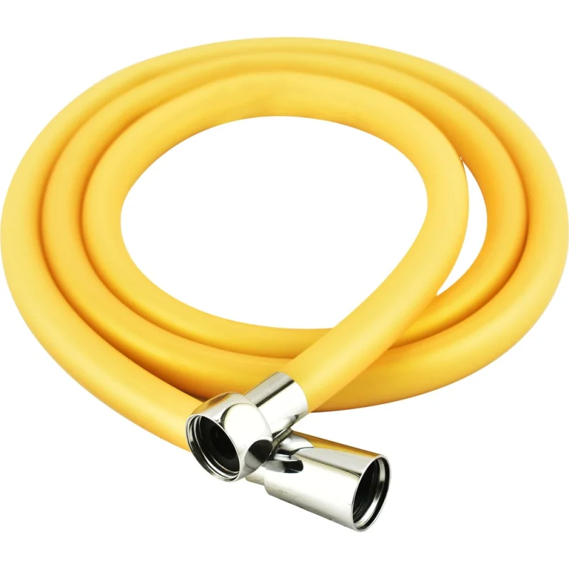 Шланг для душа Melodia della vita WONDER SILICONE ANTI-TWIST, 1/2х"1/2" конус, нержавеющая сталь, d15 , L150 см, желтый MKP34440BLyw 18893