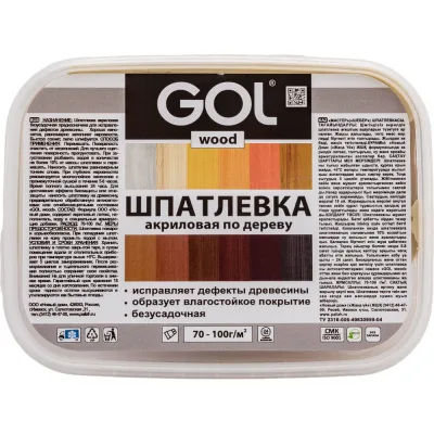 Шпатлевка акриловая по дереву МАСТЕР GOL Wd.250.01 (0.15 кг; сосна) Palizh 11605663