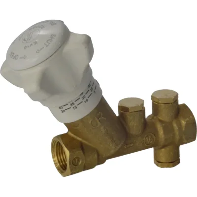 Клапан Giacomini R206B, DN-32, 1 1/4, ВВ, PN, бар-25, без измерительных штуцеров, со сливом R206BY016 022-1541