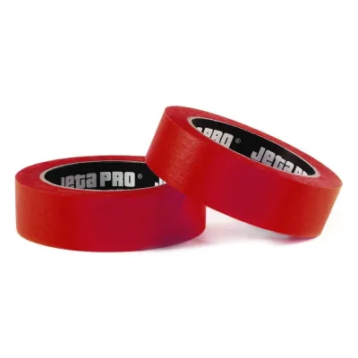 Лента маскирующая Jeta PRO Red водостойкая, уст. УФ, 90С-60 мин, красная, 38ммx40м 58390/38