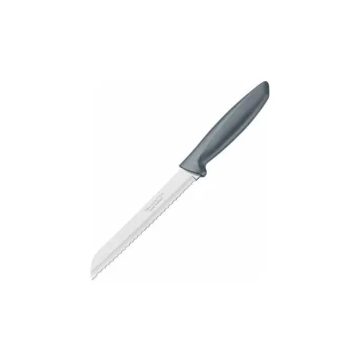 Нож Tramontina Plenus для хлеба, серый, 17.5 см 23422/067-TR