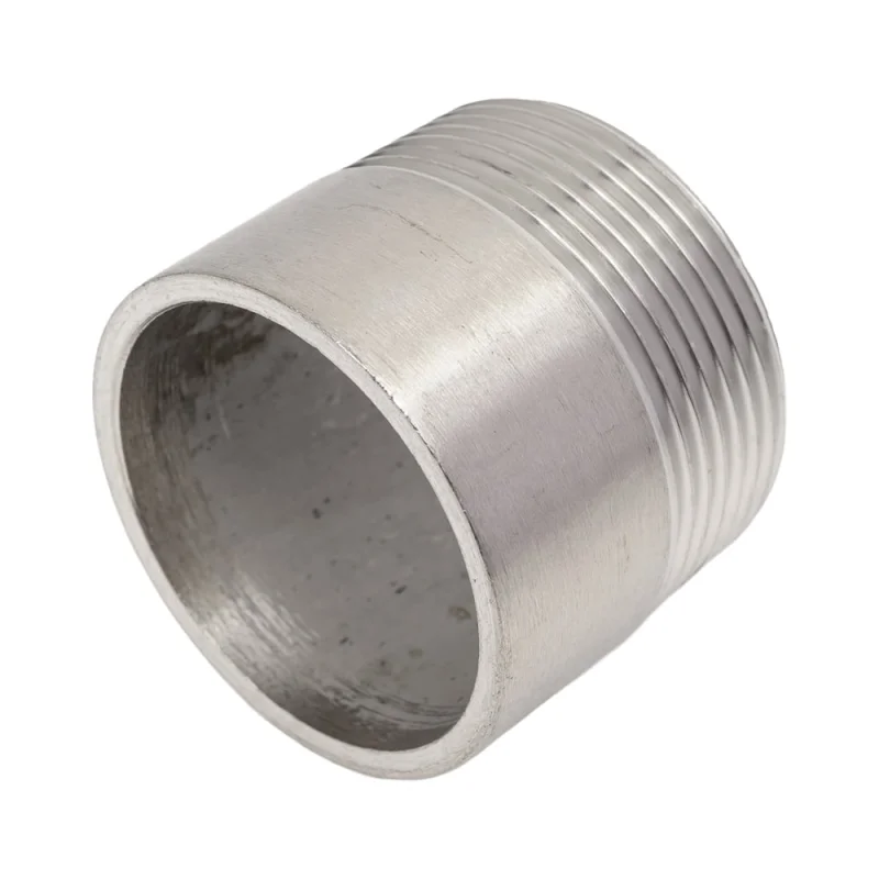 Приварной нержавеющий ниппель (полусгон) TITAN LOCK нар. резьба, DN40, TL40HRT