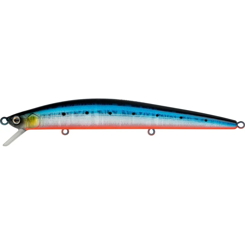 Воблер Strike Pro Slingshot Minnow 120F цвет: A234-SBO-LU Blue Back Silver OB Fluo EG-145F#A234-SBO-LU