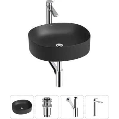 Набор Wellsee 4 в 1 Belle Spa 2.0 накладная раковина 45x42 см 20212543R