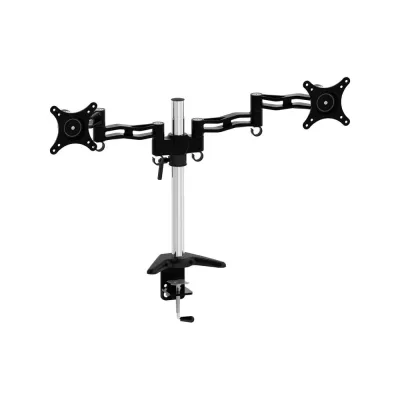 Кронштейн для мониторов CACTUS CS-VM-D08-AL серебристый, 13"-27" макс. 8 кг, настольный, поворот и наклон 441661