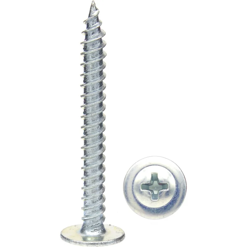 Саморез с прессшайбой BOWT острый, 4,2x38, 10 шт. P02326