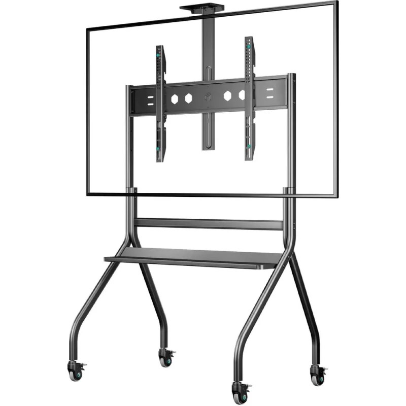 Стойка для телевизора с кронштейном ONKRON 60"-120", мобильная, чёрная TS2080-B