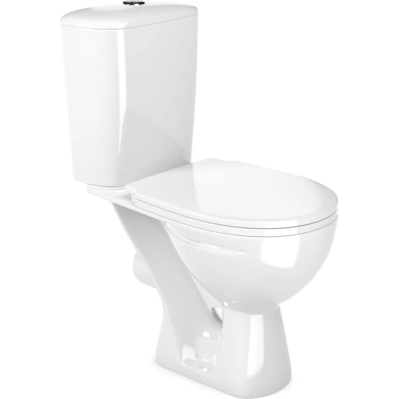 Унитаз-компакт Gesso Фобос HOME De Luxe c 2-х уровневой арматурой, сиденьем полипропилен микролифт и болтами крепления 9019764