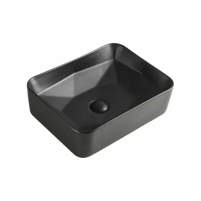 Накладная раковина Orange черная матовая, санфарфор B02-460MB