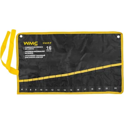 Органайзер тканевый WMC TOOLS для набора ключей 16 предметов WMC-5161P-P(59193)