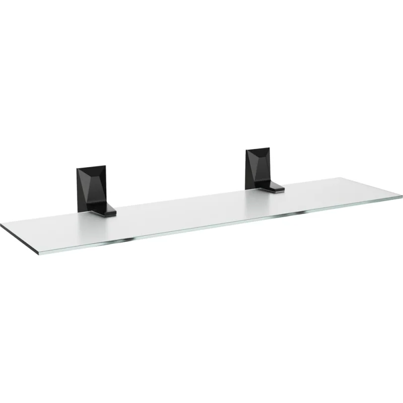 Полка для ванной Kleber ICE Black стекло KLE-ICE034BL