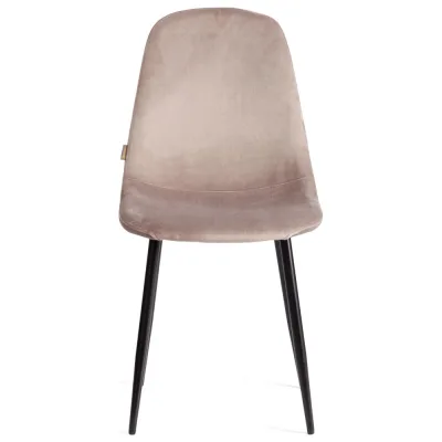 Стул Tetchair 4 шт BREEZE mod. JSC-58 Велюр/металл, 44x53x86 см, coffee кофейный HLR 9, черный 21134