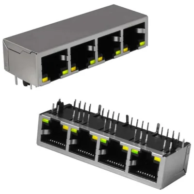 Разъём RJ RUICHI TJ9-10P8-04 LED 114428