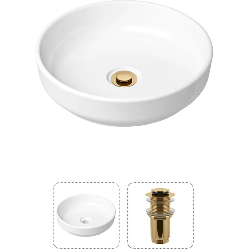 Накладная раковина для ванной Lavinia Boho Bathroom Sink Slim в комплекте 2 в 1 21520822