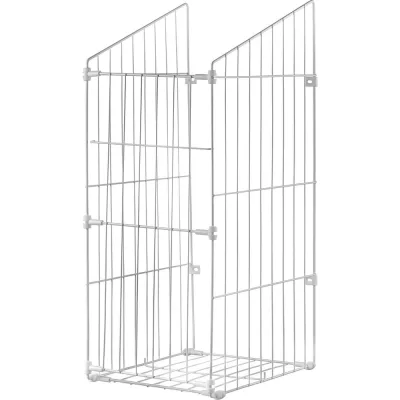 Корзина для белья GTV откидная 40 (305x330x620), в модуль 400 мм, белая KO-KBL400G1-10
