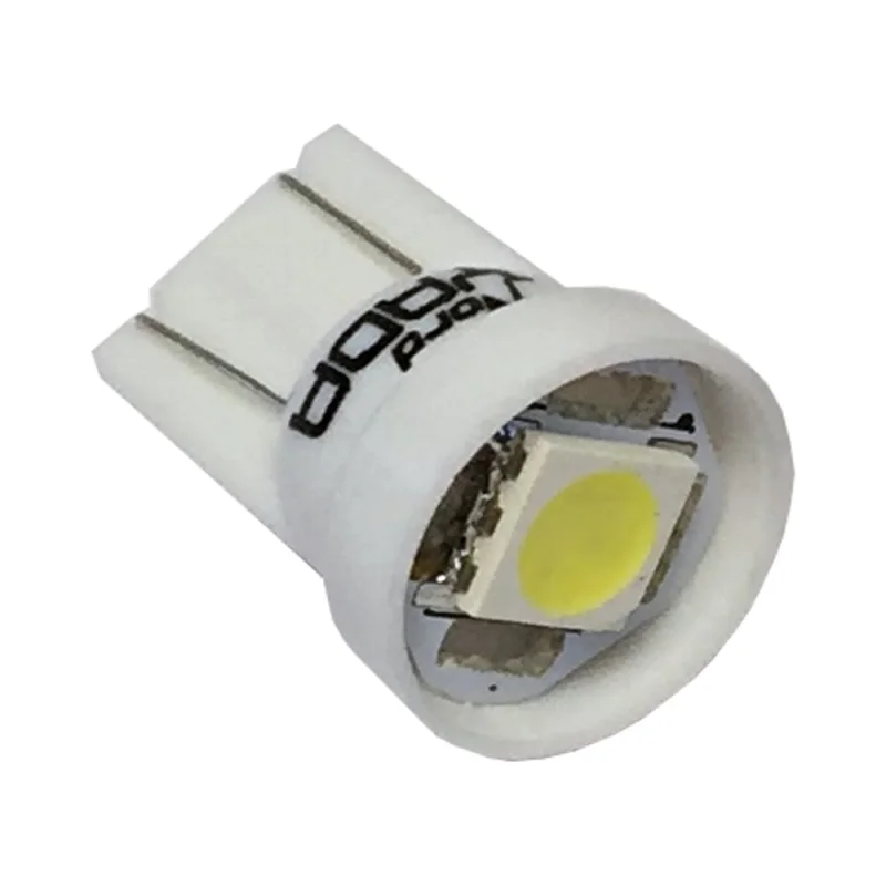 Светодиод Nord-Yada 12V T10-1SMD size 5050 W5W белый 0.3W 5lm 2 шт 902398
