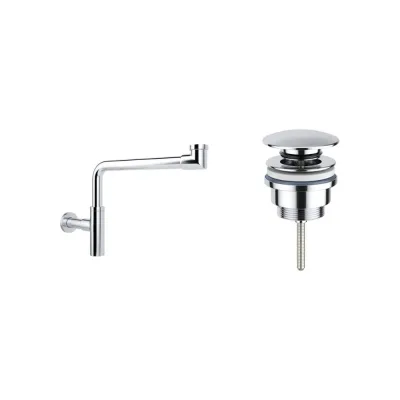 Сифон для раковины с донным клапаном Wellsee Drainage Systemв наборе 2 в 1 182124003