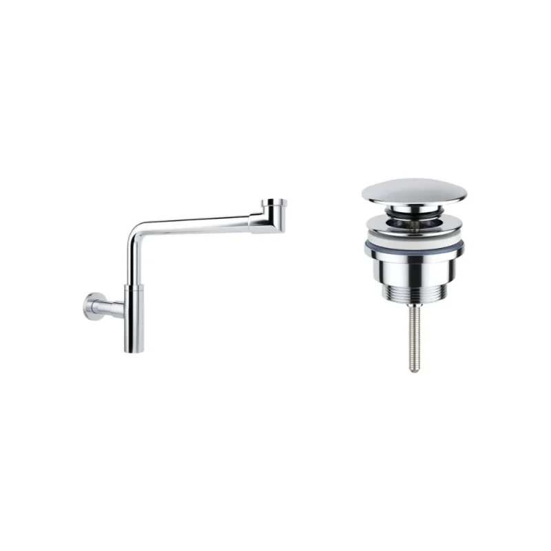 Сифон для раковины с донным клапаном Wellsee Drainage Systemв наборе 2 в 1 182124003