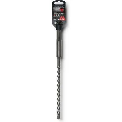 Бур по бетону SDS-max 12x340/200 мм, Х-напайка, 2 спирали METALLICA Ultra 905845