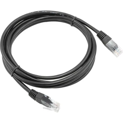 Кабель патч-корд A1 2 м., U/UTP, 5e, медь, черный A1-LCU5E-C-2M-BK