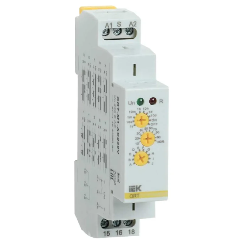Реле времени IEK ORT многофункциональное 1 конт. 230 В AС ORT-M1-AC230V
