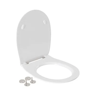 Крышка-сиденье для унитаза ALLEN BRAU Fantasy Smartfix, Soft-Close 4.11005.20 белый 00269466