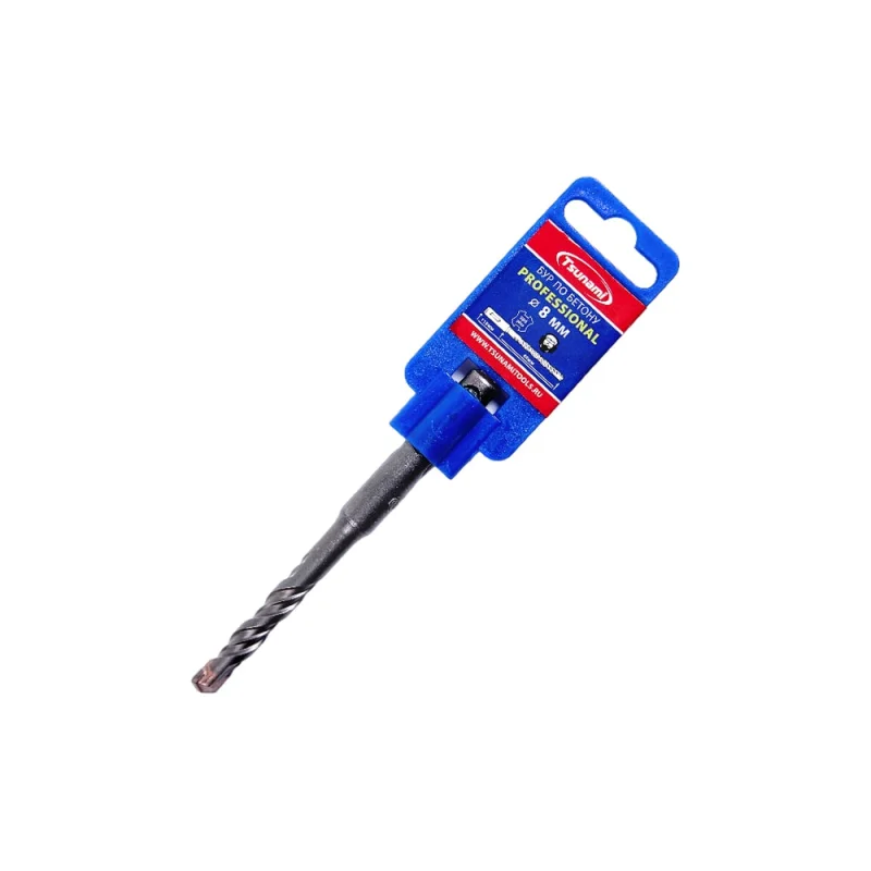 Бур по бетону SDS-plus Professional 8x110 мм Tsunami T10610200008110