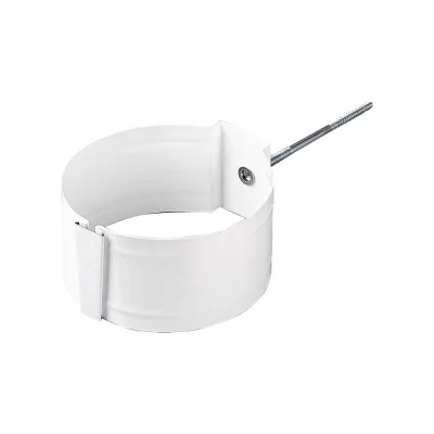 Держатель трубы NIKA круглый D150 RAL9003 В0000034460