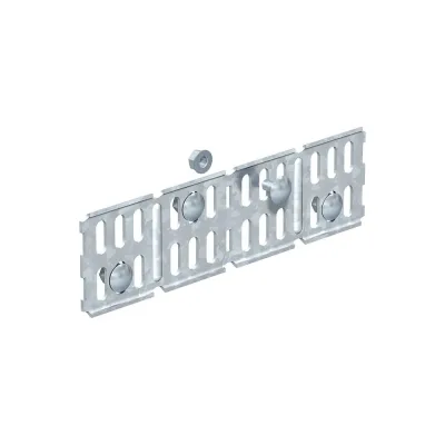 Соединитель OBO Bettermann RWVL 60 FS RU, продольный/угловой, для листовых лотков LKS, L=200, сталь, конвейерный цинк 10 шт 6067117