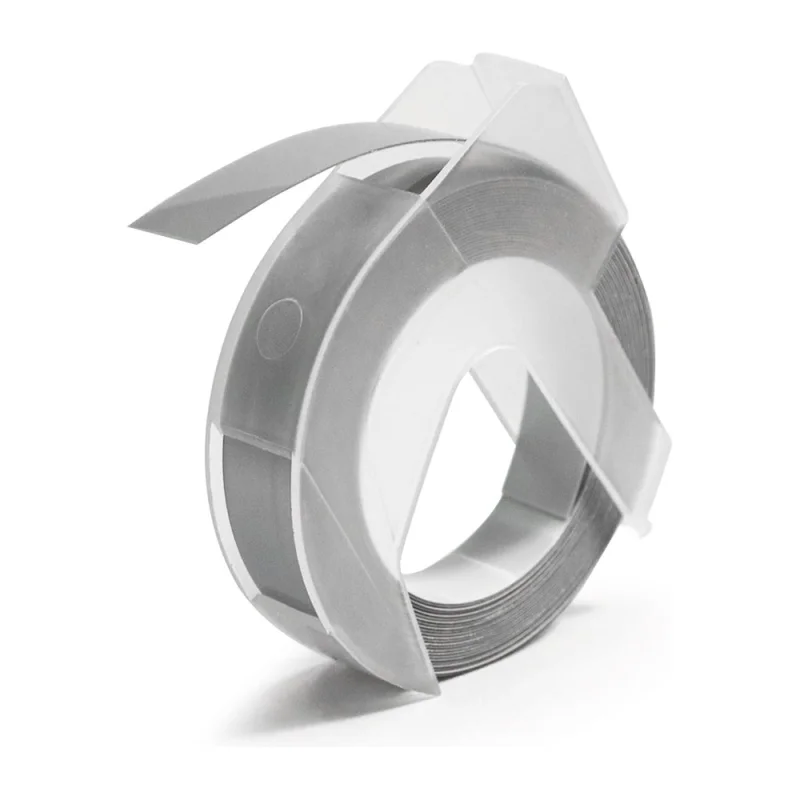 Лента Vell 5238-10 9 мм, 3 м, серебристая, для Alpha и Dymo Omega 1350549