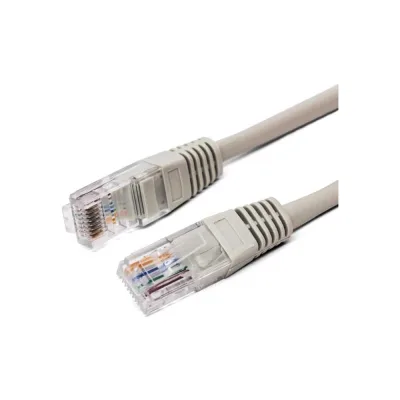 Кабель патч-корд U/UTP 5e кат. 1м FL-U5-C-1M 26AWG(7x0.16 мм), чистая медь, PVC, серый Filum 00-00872992