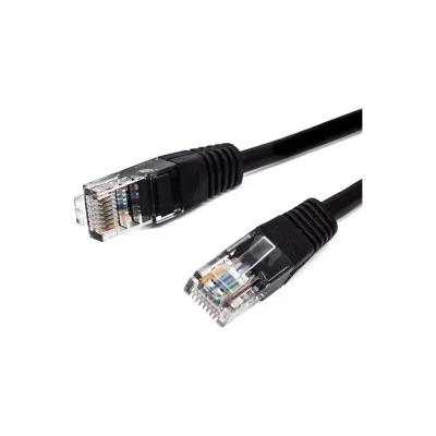 Кабель патч-корд U/UTP 5e кат. 2м FL-U5-2M-BK 26AWG(7x0.16 мм), омедненный алюминий (CCA), PVC, чёрный Filum 00-00872957