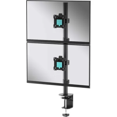 Кронштейн для двух мониторов ONKRON 13"-34" настольный, чёрный D208E-B