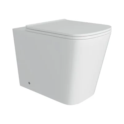 Приставной унитаз Teymi Helmi HD безободковый, сиденье микролифт T40108 ЦБ-00267358