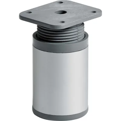 Ножка Tech-Krep D40х60 мм, круглая, регулируемая сверху, алюминий - накл. 127483