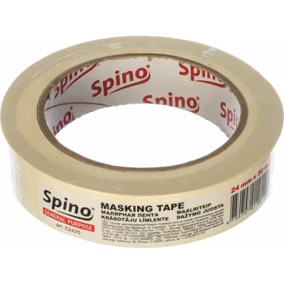 Малярная лента SPINO белая 60oC 24мм x 50м 62425