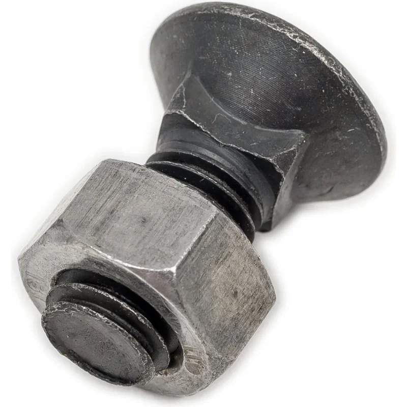Болт ЦКИ DIN608 М12х30 с гайкой, 8.8, без покрытия, 2 шт. 2085907