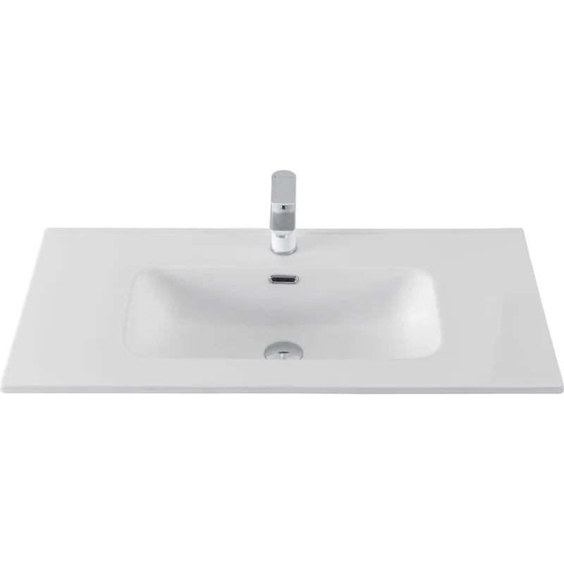 Раковина-столешница Aquanet Flat 90 белый матовый 00330432