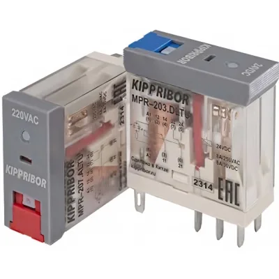 Промежуточное реле KIPPRIBOR Mpr-207.altu mpr, 8а, 220vac УТ-00000587