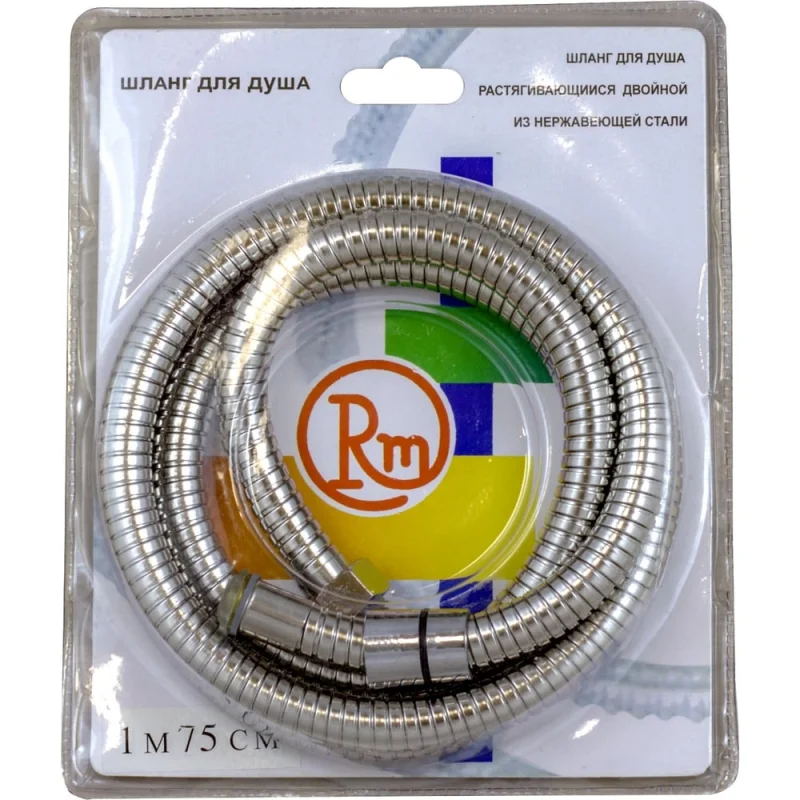 Шланг для душа RM растяжной 175-200 см 1,2 х1/2 имп/имп -175ii