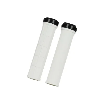 Грипсы JOY KIE MTB HL-G210, 130 мм, с грипстопом, под шестигранник, белый/черный H000008031