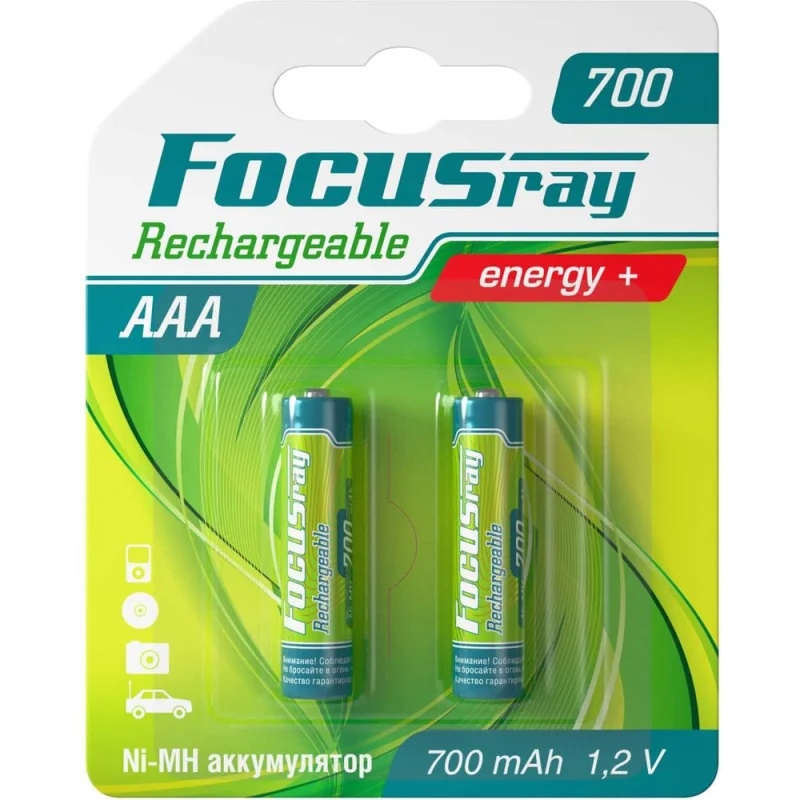Аккумулятор Focusray 700 mAH 2шт 626225