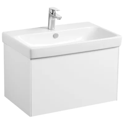 Тумба AQUATON Асти 70 с раковиной Адриана 70, цвет Белый 1A2630V0AX2B0