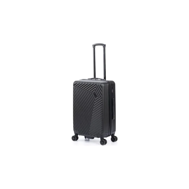 Чемодан Torber Lama, черный, ABS-пластик, 43x25.5x67 см, 62 л T1919M-Black