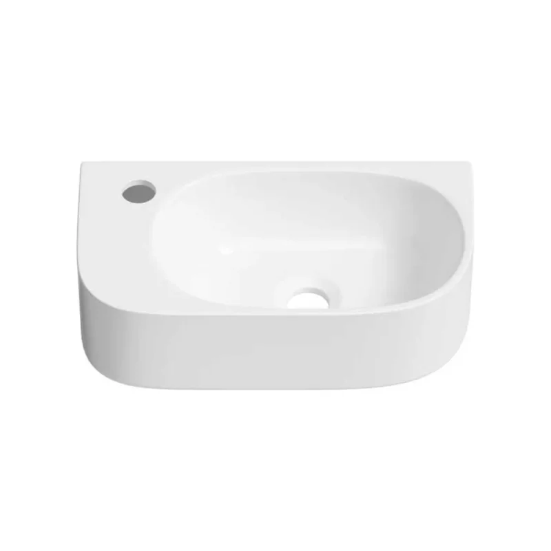 Настенная или накладная раковина Lavinia Boho Bathroom Sink, рукомойник 40х22 см, с отверстием 33311049