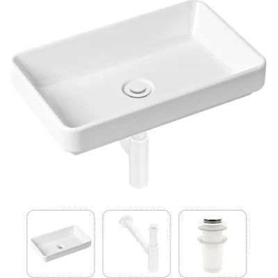 Накладная раковина для ванной Lavinia Boho Bathroom Sink Slim в комплекте 3 в 1 21520151