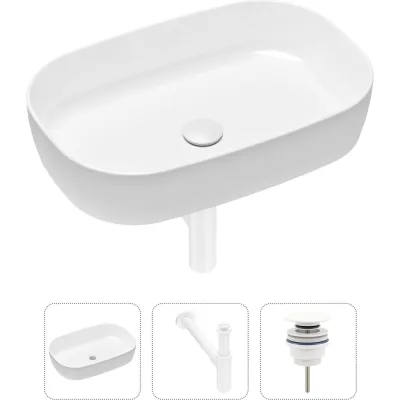 Накладная раковина для ванной Lavinia Boho Bathroom Sink Slim в комплекте 3 в 1 21520098