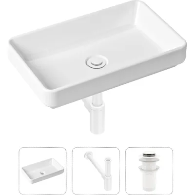 Накладная раковина для ванной Lavinia Boho Bathroom Sink Slim в комплекте 3 в 1 21520121